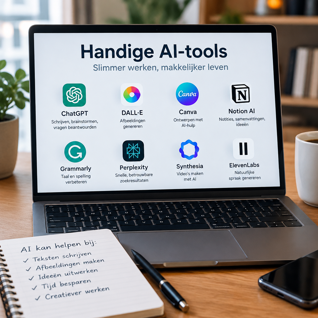 Alt tag: Handige AI-tools voor efficiƫnter werken en innovatieve oplossingen in de digitale wereld